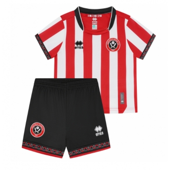 Billige Fotballdrakt Sheffield United Replika Hjemmedraktsett Barn 2025-26 Kortermet (med bukser)